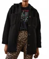 Rails Connie Shirt Jacket In Black Teddy In Black