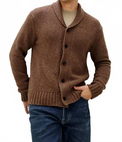 Rails Corden Knitted Cardigan In Chestnut Speckle In Brown