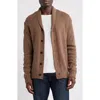 Rails Corden Neppy Shawl Collar Cardigan In Brown