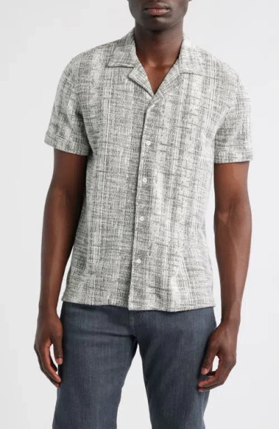 Rails Corrin Knit Camp Shirt In Gray