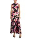 Rails Cosmos Sleeveless High-neck Ruched Maxi Dress In Multi