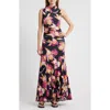 Rails Cosmos Print Ruched Maxi Dress In Multi