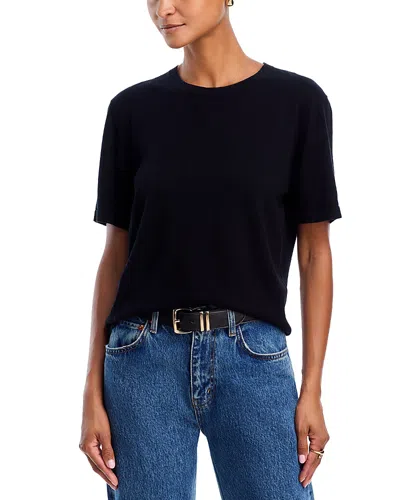 Rails Cotton And Cashmere Short Sleeve Tee In Blue