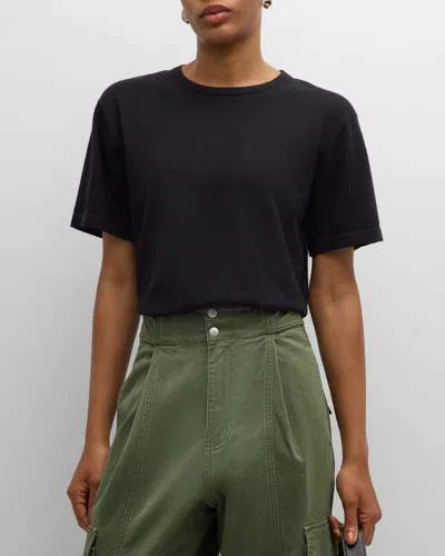 RAILS COTTON CASHMERE CREWNECK T-SHIRT