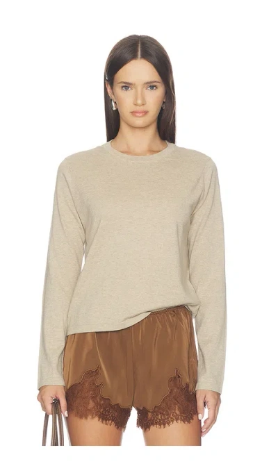 Rails Cotton Cashmere Long Sleeve Tee In Neutral