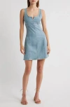 Rails Cove Sleeveless Denim Minidress In Blue
