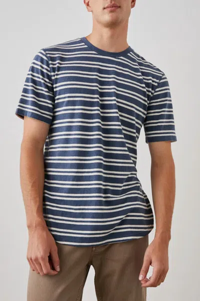 Rails Dane T-shirt In Maritime Stripe In Blue