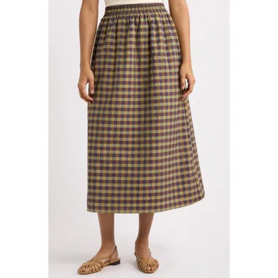Rails Dax Check Midi Skirt In Multi