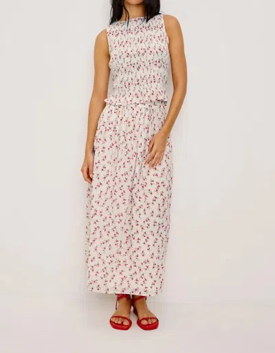 Rails Dax Maxi Skirt In Rouge Romantic In Multi