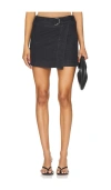 Rails Deanna Denim Wrap Mini Skirt In Ç��ç� É»‘