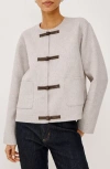 Rails Deidre Button Front Jacket In Gray