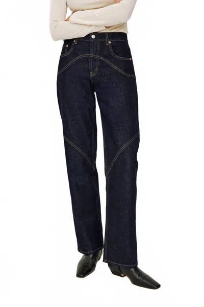 Rails Del Mar Saddle Seam Jeans In Midnight Blue