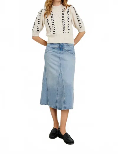 Rails Del Rey Midi Skirt In Original Blue