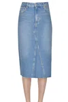 Rails Denim Pencil Skirt In Light Denim
