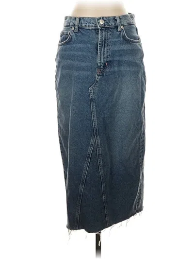 Pre-owned Rails Denim Skirt In Blue