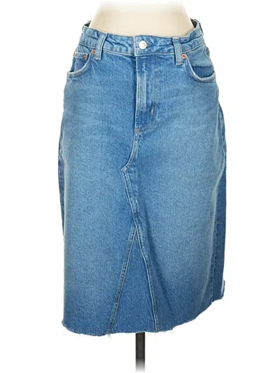 Pre-owned Rails Denim Skirt In Blue