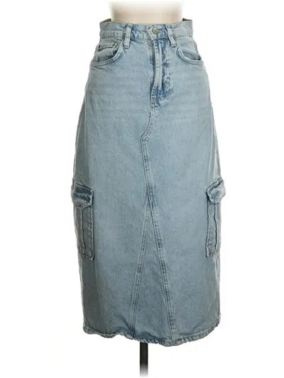Pre-owned Rails Denim Skirt In Blue
