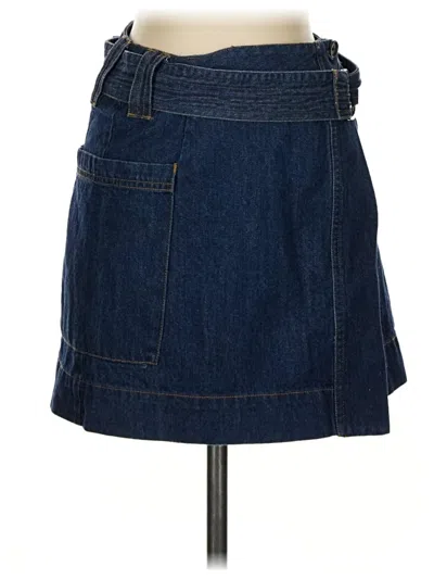 Pre-owned Rails Denim Skirt In Blue