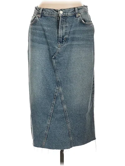 Pre-owned Rails Denim Skirt In Blue
