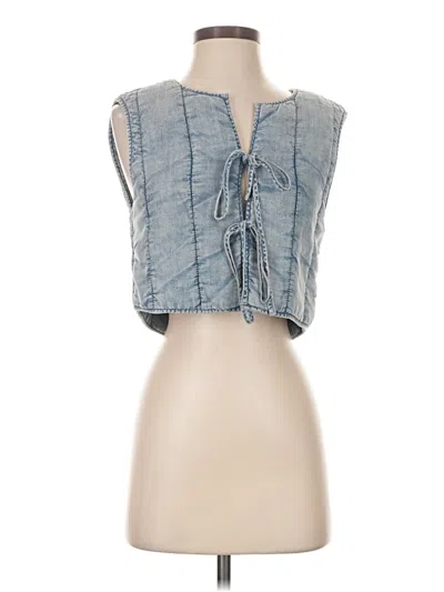 Pre-owned Rails Denim Vest In Blue