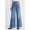 Rails Descanso Belted Nonstretch Wide Leg Jeans In Blue