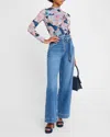 RAILS DESCANSO BELTED WIDE-LEG JEANS