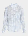 Rails Josephine Tie Dye Dot Print Button-up Shirt In Diffused Plaid