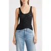 Rails Donya Lace Scoop Neck Tank In Black