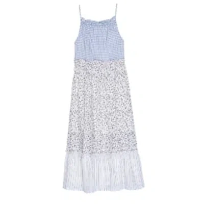 Rails Dora Dress In Floral Gingham In Blue Multi