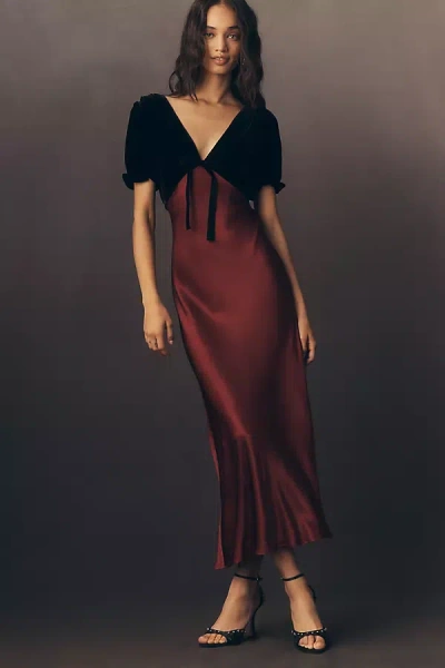 Rails Dori Maxi Slip Dress In Red