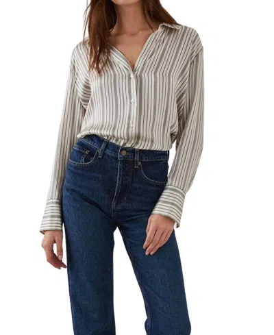 Rails Dorian Shirt In Black/white In Multi