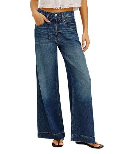 Rails Dover High Rise Wide Leg Jeans In Boondocks In Blue