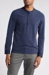 RAILS RAILS DREMOND LONG SLEEVE STRETCH COTTON HENLEY