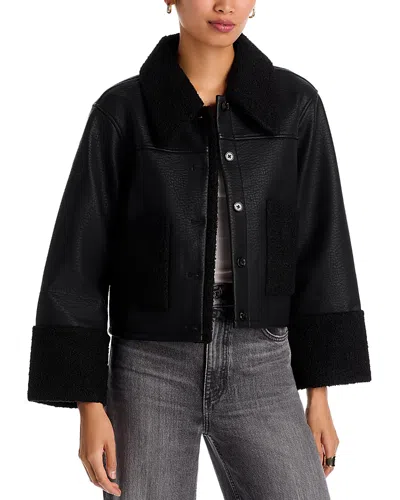 Rails Dria Faux Leather Jacket In Black