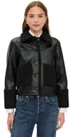 Rails Dria Jacket Black Shearling In Black