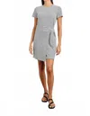 Rails Edie Dress In Ivory Navy Micro Stripe In Gray