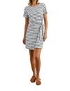 Rails Edie Stripe Tie Waist T-shirt Dress In Multi