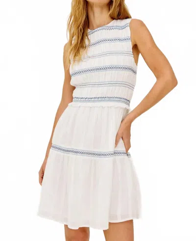 Rails Elia Sleeveless Mini Dress In White In Multi