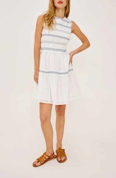 Rails Elia Sleeveless Minidress In White