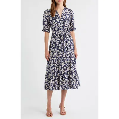 RAILS RAILS ELIANA PRINT TIERED MIDI DRESS