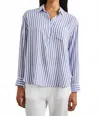Rails Elle Shirt In Blue White Stripe In Multi