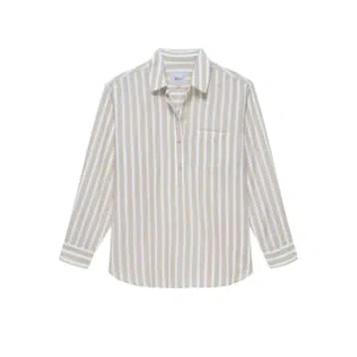 Rails Elle Shirt Natural Stripe In White