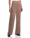 Rails Ellery Wide-leg Knit Trousers In Brown