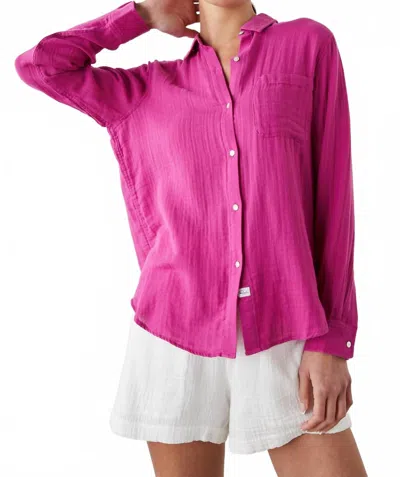 Rails Ellis Button Down Shirt In Berry In Pink