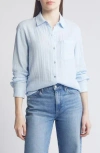 Rails Ellis Cotton Shirt - Bluebell - Atterley In Bluebell