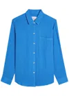 Rails Ellis Gauze Shirt In Blue