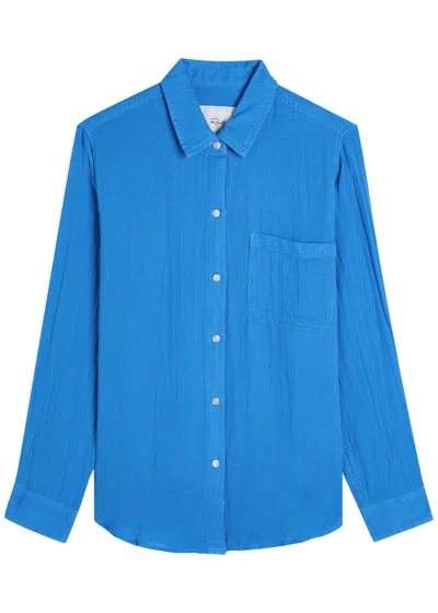 Rails Ellis Gauze Shirt In Blue