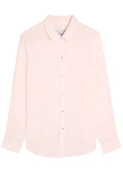 Rails Ellis Gauze Shirt In Pink