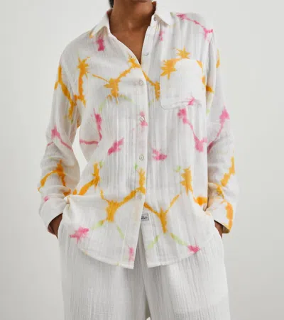Rails Ellis Long Sleeve Shirt In Neon Kaleidescope In Multi