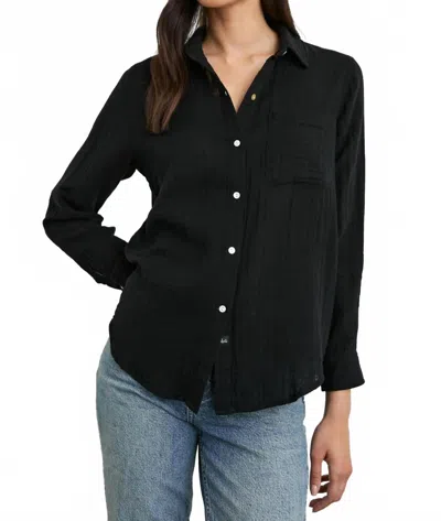 Rails Ellis Shirt Top In One Color In Black